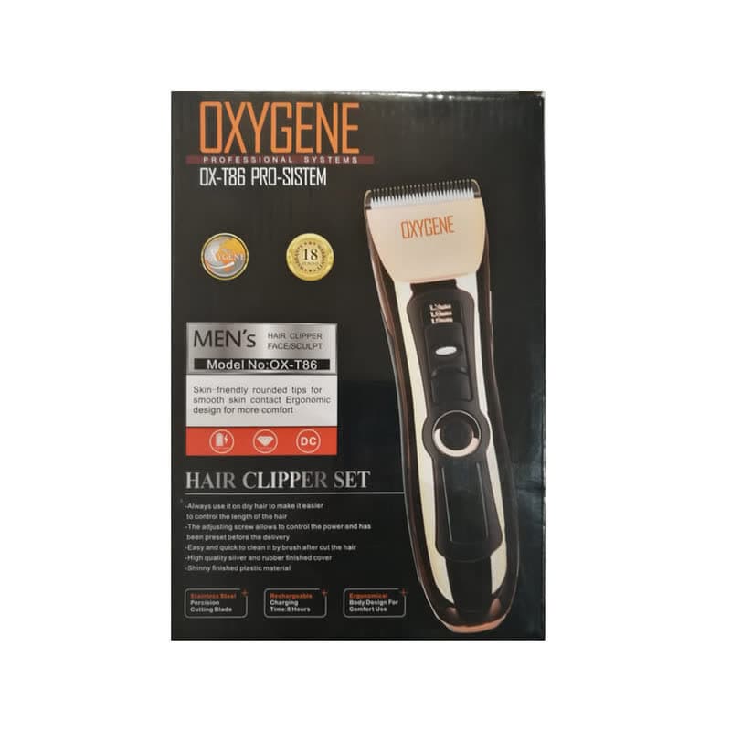 ماشین اصلاح حرفه ای اکسیژن مدل OXYGENE Hair Clipper