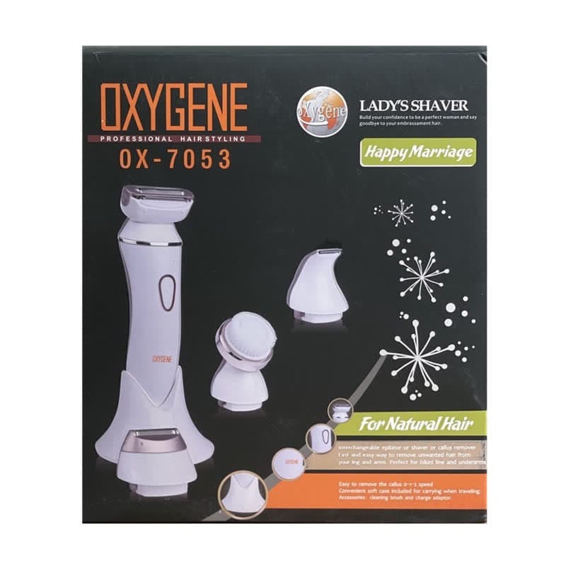 شیور و فیس زنانه براش اکسیژن مدل OXYGENE Women’s Shaver And Face Brush