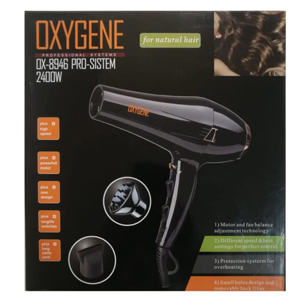 سشوار اکسیژن مدل OXYGENE PEROFESSIONAL SYSTEMS